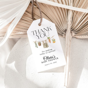 Étiquettes-cadeau Le Baby shower des fermiers cultivés localement