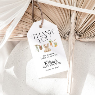 Étiquettes-cadeau Le Baby shower des fermiers cultivés localement