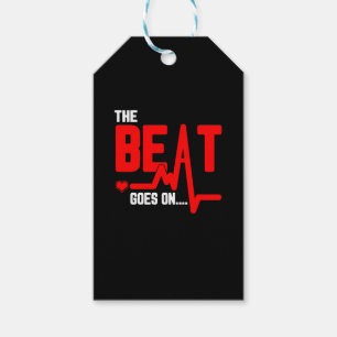 Étiquettes-cadeau Le Beat Commence Sur La Chirurgie Cardiaque Surviv