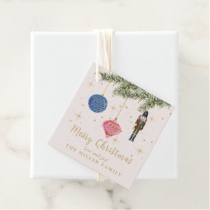 Étiquettes Cadeau Le Casse-Noix, rose