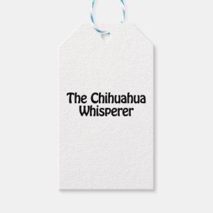 Étiquettes-cadeau le chuchotement de chihuahua