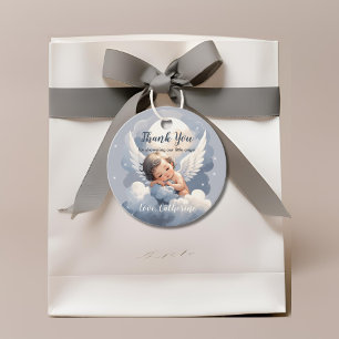 Étiquettes Cadeau Le Ciel A Envoyé Un Bébé Ange Dans Le Baby shower 