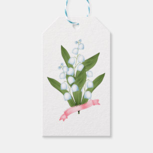 Étiquettes-cadeau Le muguet, rétro