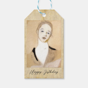 Étiquettes-cadeau Le Petit Serviteur, Helene Schjerfbeck