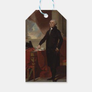 Étiquettes-cadeau Le président américain George Washington Lansdowne