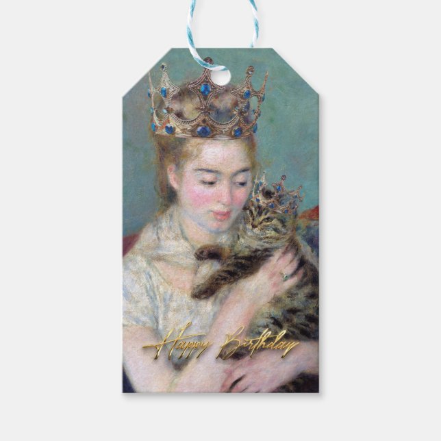 Étiquettes-cadeau Le Prince et moi Joyeux anniversaire (Devant)