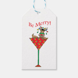 Étiquettes-cadeau Le renne de Tipsy-tini