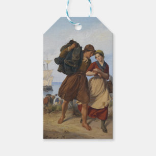 Étiquettes-cadeau Le retour du pêcheur (par Rudolf Jordan)