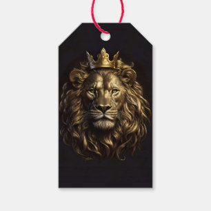 Étiquettes-cadeau Le Roi ! Le Lion d'Oz pas si puéril