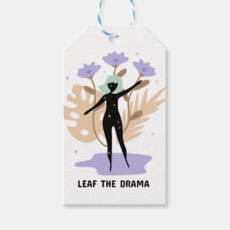 Étiquettes-cadeau Leaf the Drama