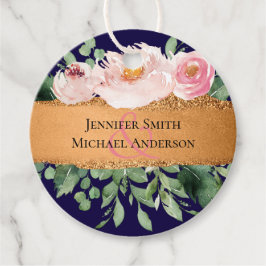 Étiquettes Cadeau LeahG Rose de budget Gold Glam Mariage