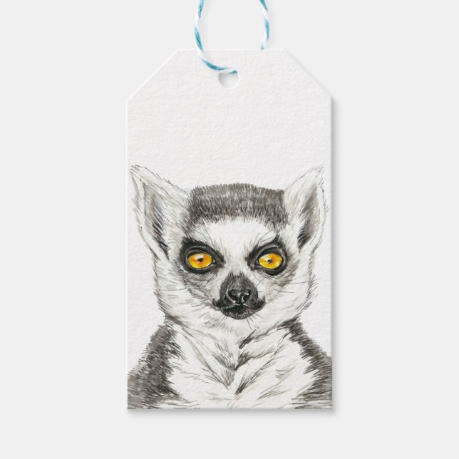 Étiquettes-cadeau Lemur (Devant)