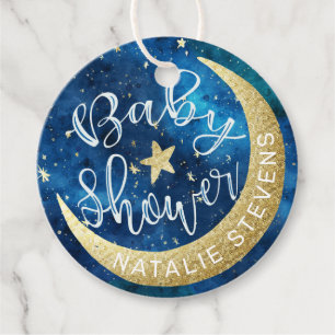 Étiquettes Cadeau Les rêves deviennent vraiment Vraiment Moon Stars