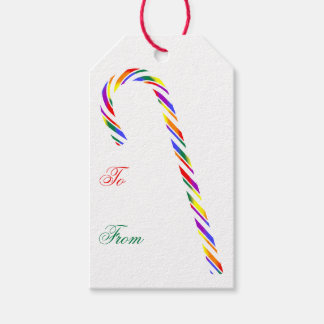 Étiquettes-cadeau LGBT+ Pride Sucre de canne Balises cadeaux