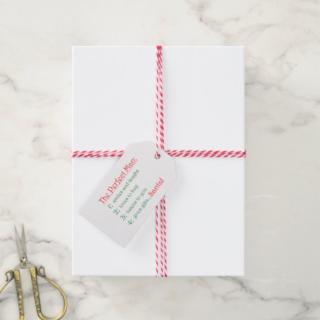 Étiquettes-cadeau L'homme parfait (With Twine)
