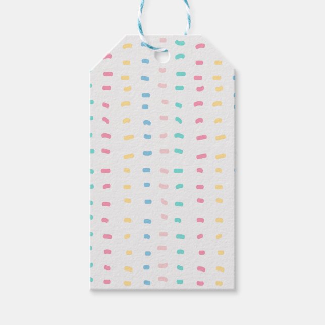 Étiquettes-cadeau Lignes motifs (Devant)