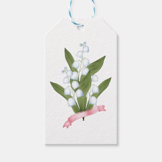 Étiquettes-cadeau Lily of the valley (Devant)