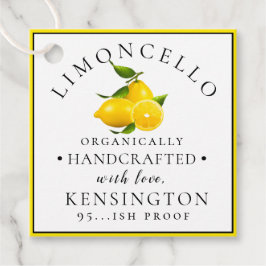Étiquettes Cadeau Limoncello
