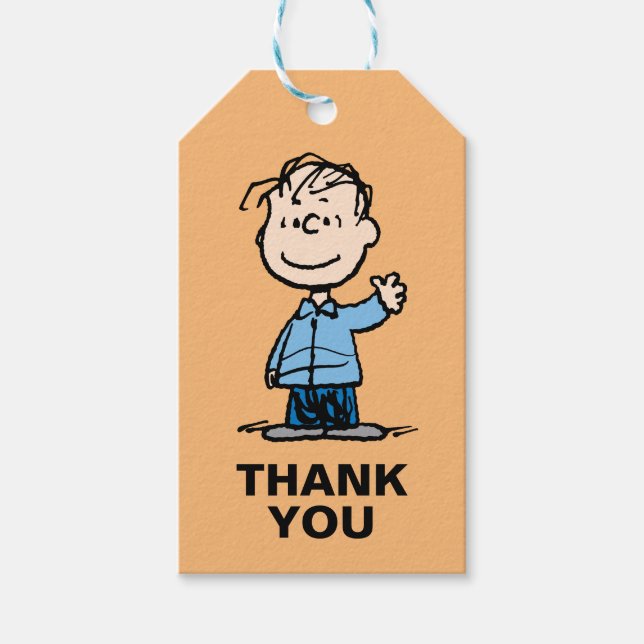 Étiquettes-cadeau Linus Waving (Devant)