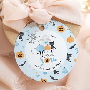 Étiquettes Cadeau Little Boo est presque due baby shower merci