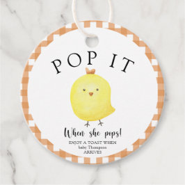 Étiquettes Cadeau Little Chick - Pop it! Quand elle éclaire !