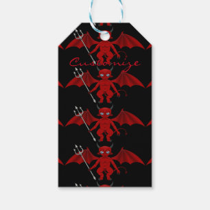 Étiquettes-cadeau Little Red Devil Thunder_Cove