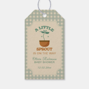 Étiquettes-cadeau Little Sprouts Garden Party Baby shower