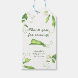 Étiquettes-cadeau Little Sweet Pea Baby Shower Thank You