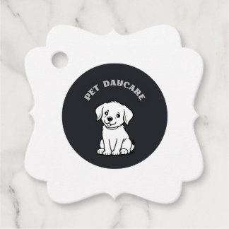 Étiquettes Cadeau logo de la garderie