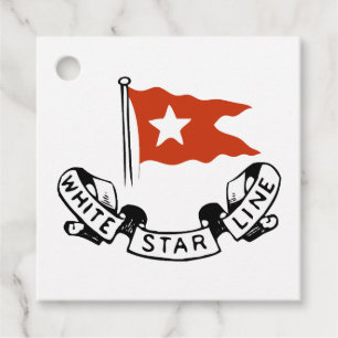 Étiquettes Cadeau Logo de la ligne White Star