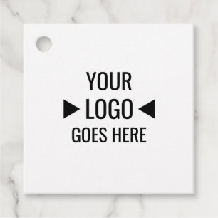 Étiquettes Cadeau Logo d'entreprise personnalisé facile