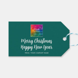 Étiquettes-cadeau Logo Modèle Joyeux Noël Bonne année