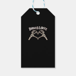 Étiquettes-cadeau Love Skeleton Hand Classic