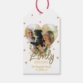 Étiquettes-cadeau Lovely Christmas Gold Parties scintillant Stars Co