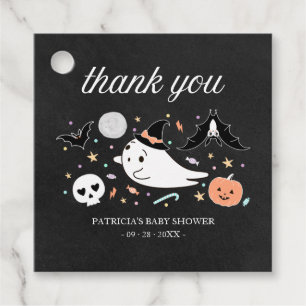 Étiquettes Cadeau Lovely Ghost Halloween Baby shower Merci Favoriser
