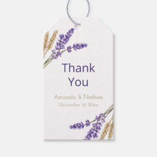 Étiquettes-cadeau Lovely Lavender & Blé