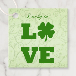 Étiquettes Cadeau Lucky in Love