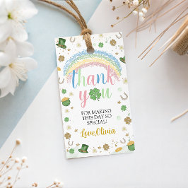 Étiquettes-cadeau Lucky One Birthday Thank You Favor Tag