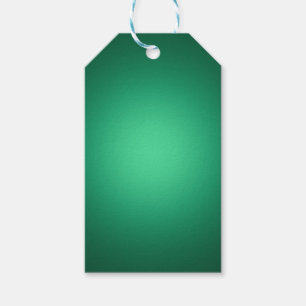 Étiquettes-cadeau Lumière blanche sur vert