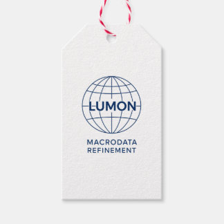 Étiquettes-cadeau Lumon Raffinage de Macrodata