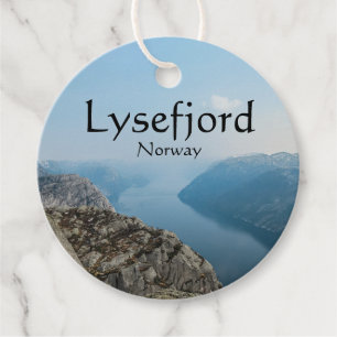 Étiquettes Cadeau Lysefjord Norvège