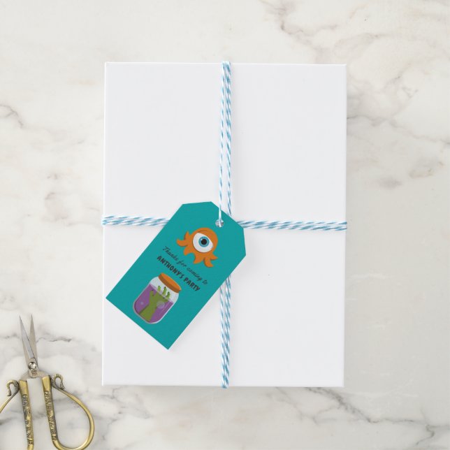 Étiquettes-cadeau Mad Science Anniversaire Fête Invité Favoriser (Avec de laficelle)