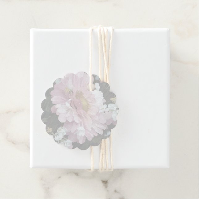 Étiquettes Cadeau Maisy en rose (En situation)