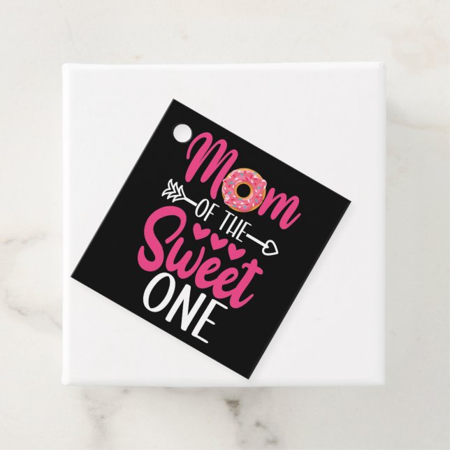 Étiquettes Cadeau Maman de la douce âne saupoudrée (En situation)
