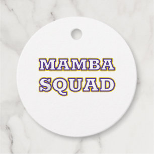 Étiquettes Cadeau Mamba Squad drôle Vêtements pour Amateur de serpen