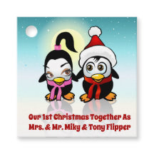 Manchots bébés de Noël