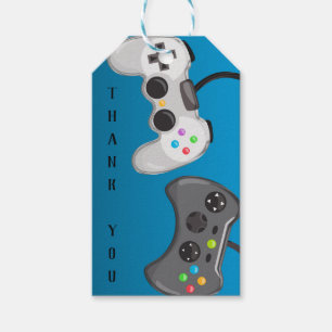 Étiquettes-cadeau Manettes de jeu vidéo Faveur de fête d'anniversair