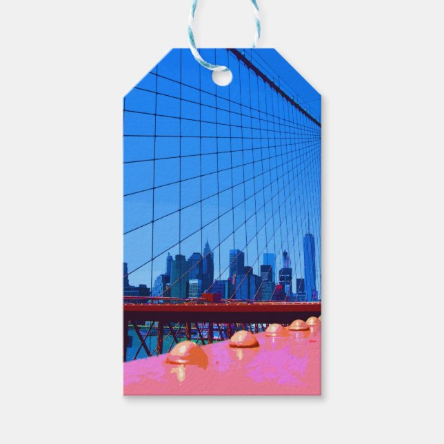Étiquettes-cadeau Manhattan 3000 (Devant)
