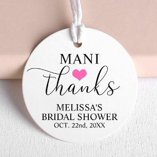 Étiquettes Cadeau MANI Merci Baby shower nuptiale ongle polonais
