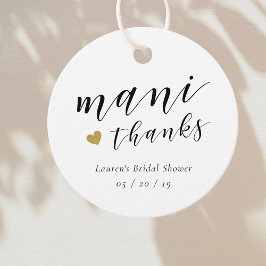 Étiquettes Cadeau Mani Merci Fête des mariées ongle polonais